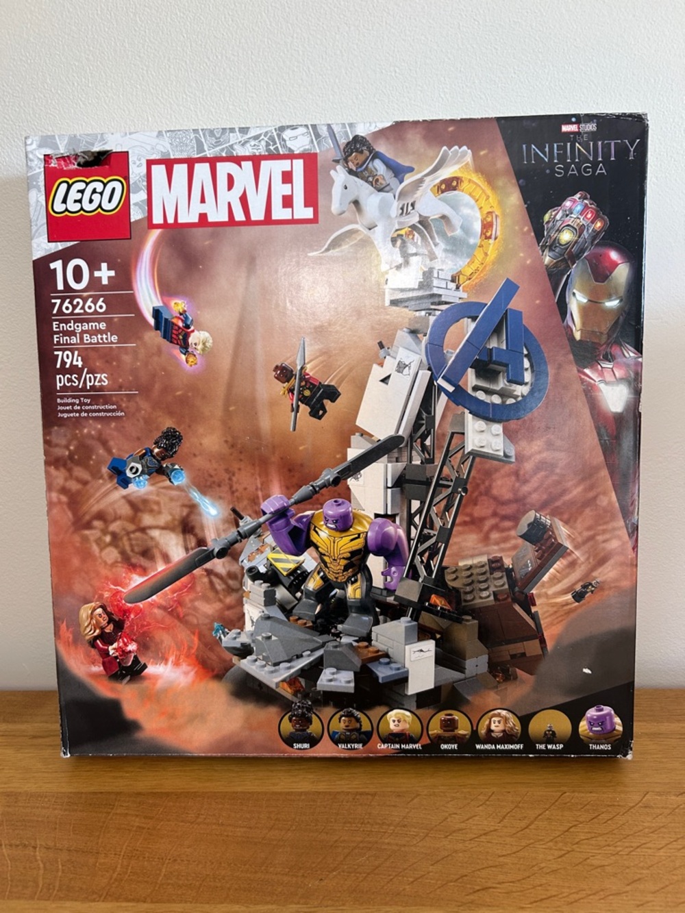LEGO Marvel Endgame Final Battle - Purple, Gray, Blue Playset Ages 10 and up.
